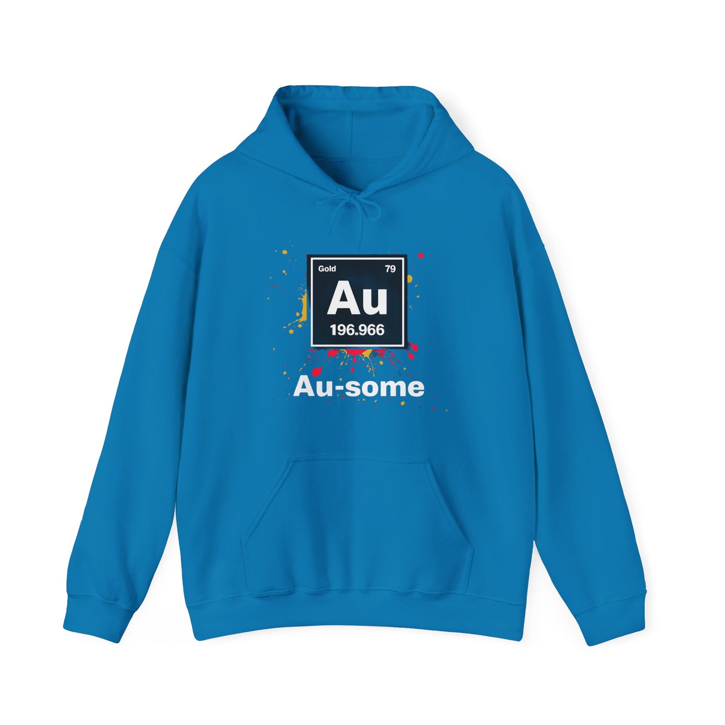 Periodic Table Gold Hoodie, Au-some Sweatshirt for Science Lovers, Chemistry Gift, Unisex Pullover, Fun Physics Wear
