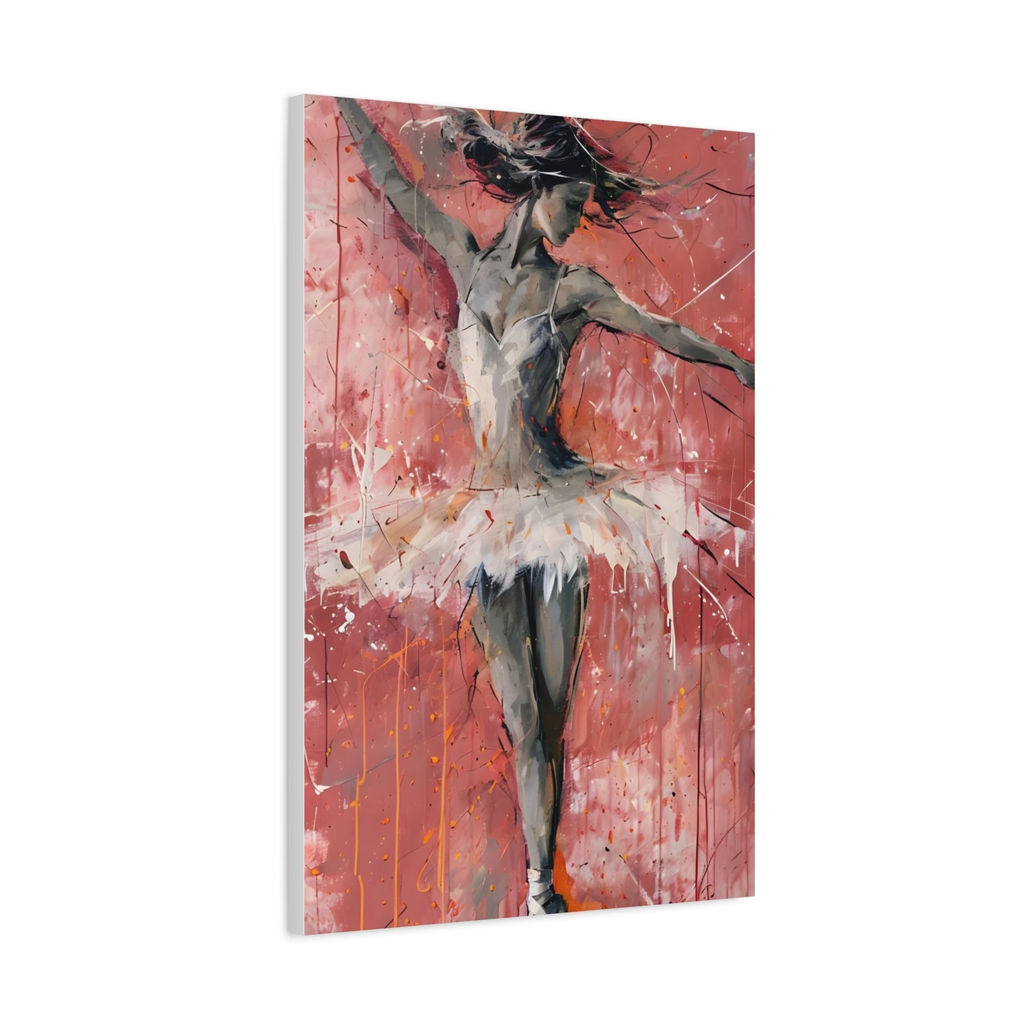 Ballet Dancer Canvas Wall Art, Elegant Home Decor, Ballerina Artwork for Dance Lovers, Perfect Gift for Dancers, Contemporary Art