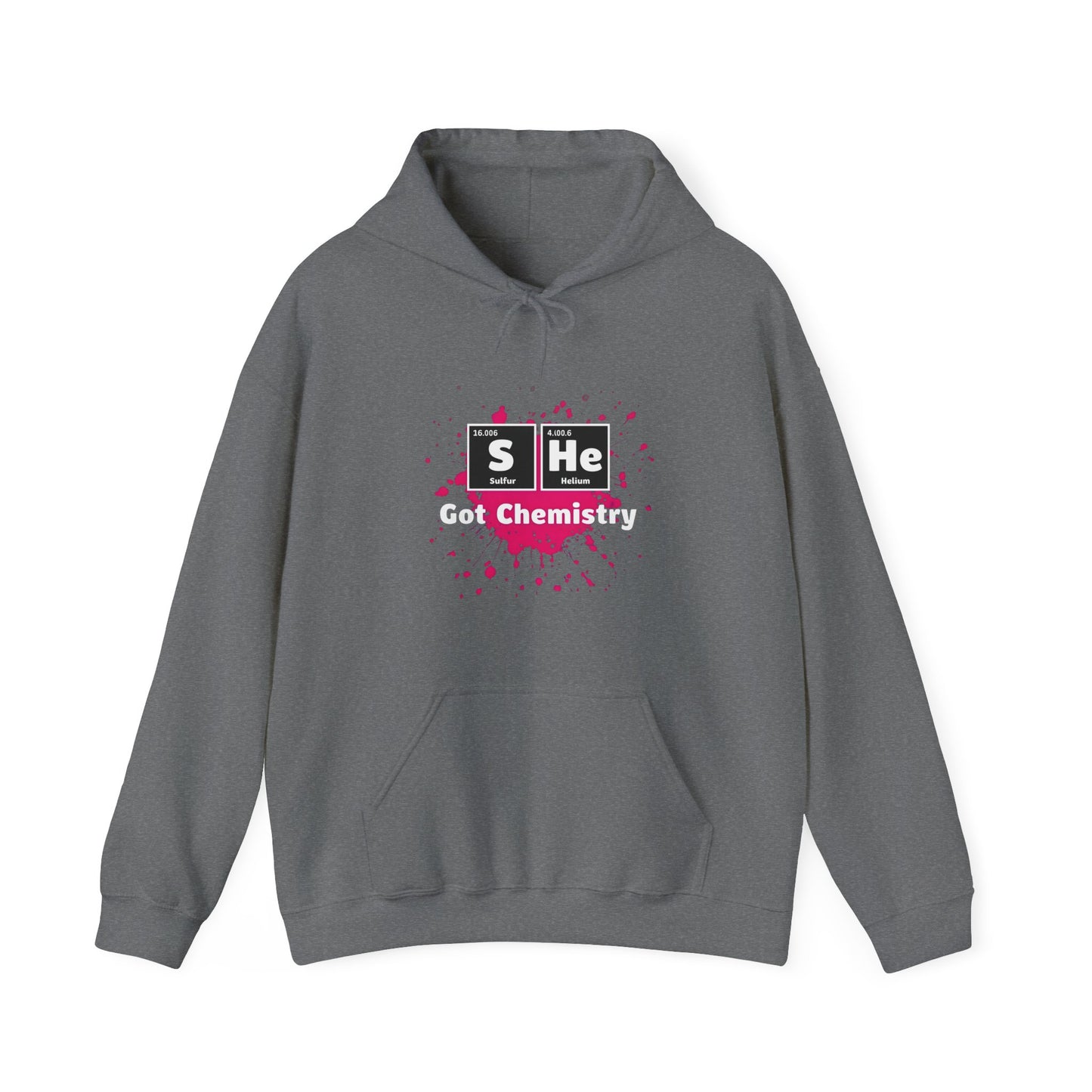 Science Apparel Hoodie - "She Got Chemistry" Unisex Heavy Blend™ Sweatshirt, Gift for Chemists, Teacher, Science Lover, Birthday,