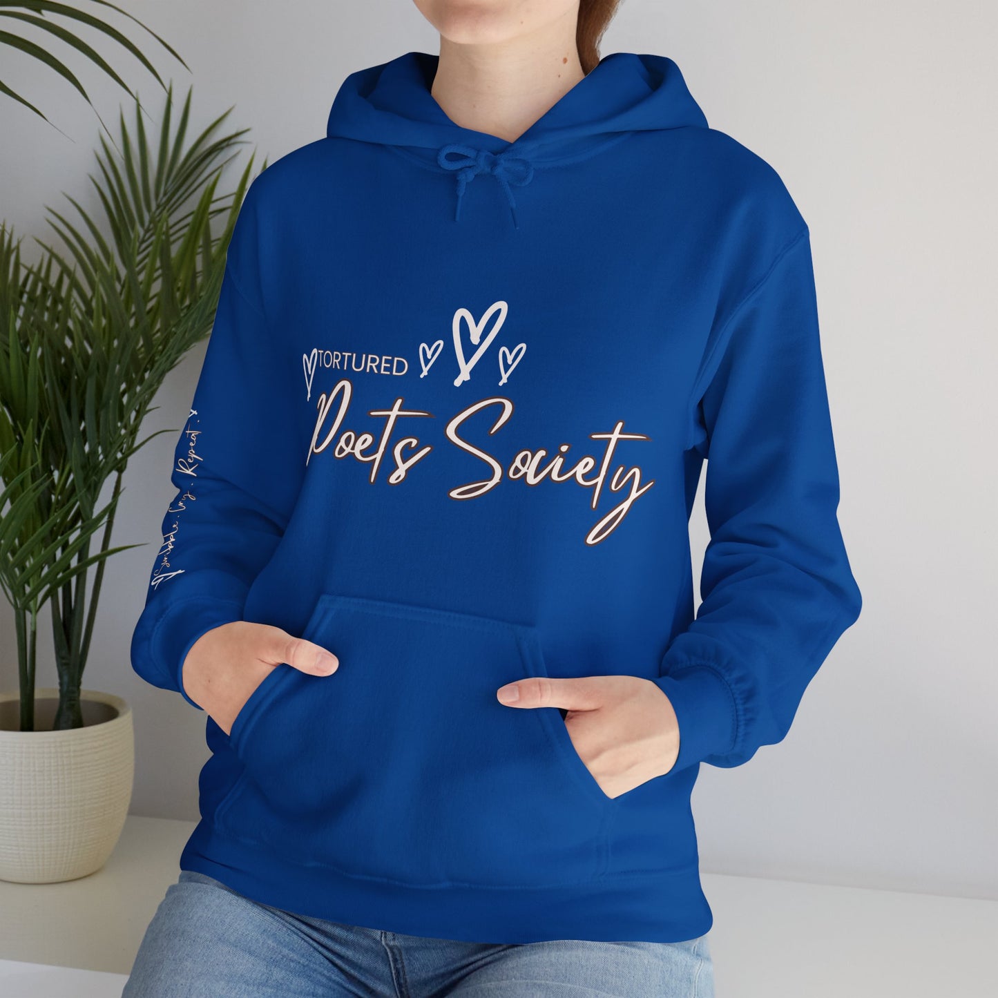 Poets Society Hooded Sweatshirt, Cozy Unisex Hoodie for Writers, Gift for Poets, Literary Apparel, Writing Inspiration