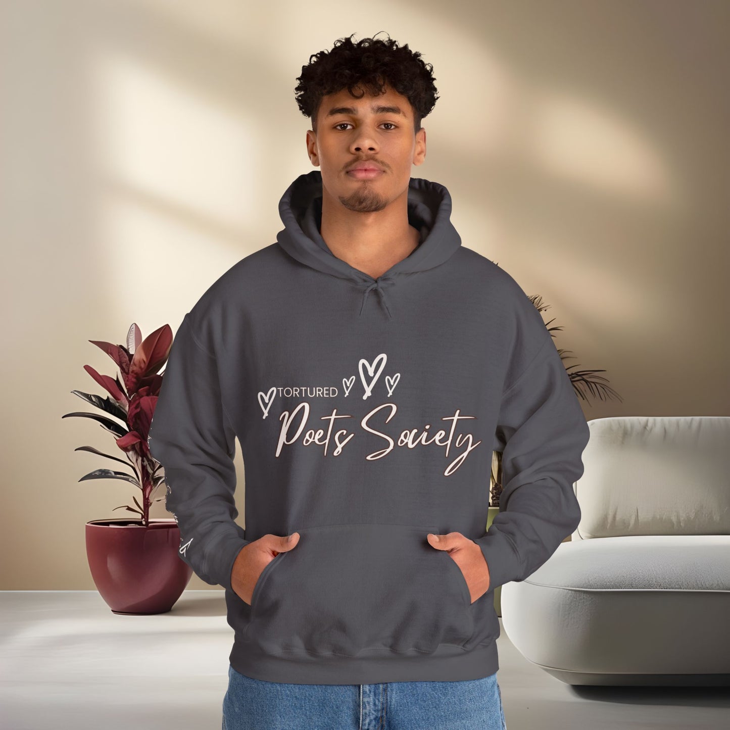 Poets Society Hooded Sweatshirt, Cozy Unisex Hoodie for Writers, Gift for Poets, Literary Apparel, Writing Inspiration