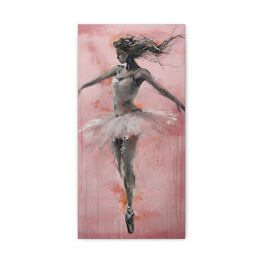 Ballet Dancer Canvas Art, Wall Decor for Dance Studio, Home Decoration, Gift for Dancers, Modern Art Print, Ballerina Artwork