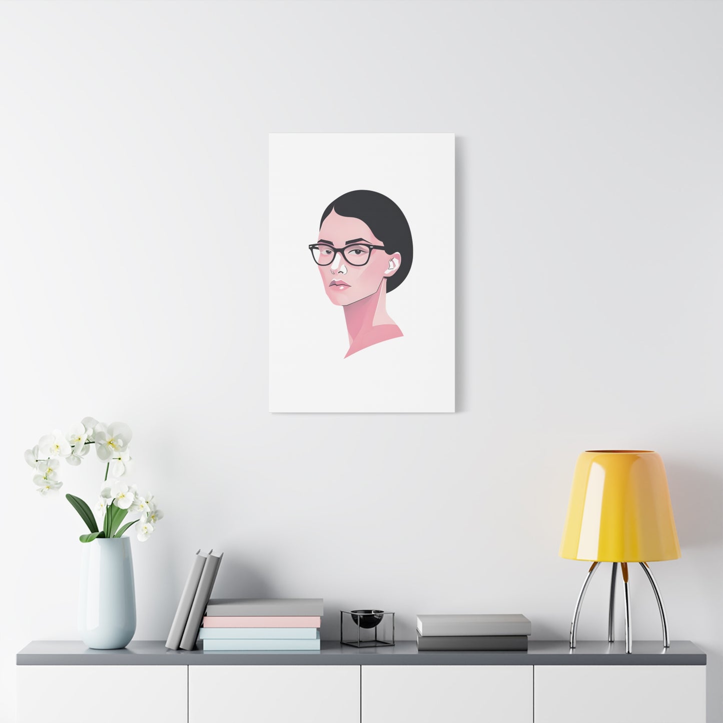 Stylish Portrait Art Print, Modern Home Decor, Gift for Art Lovers, Wall Art, Minimalist Design, Inspirational Decor, Unique Gift Idea