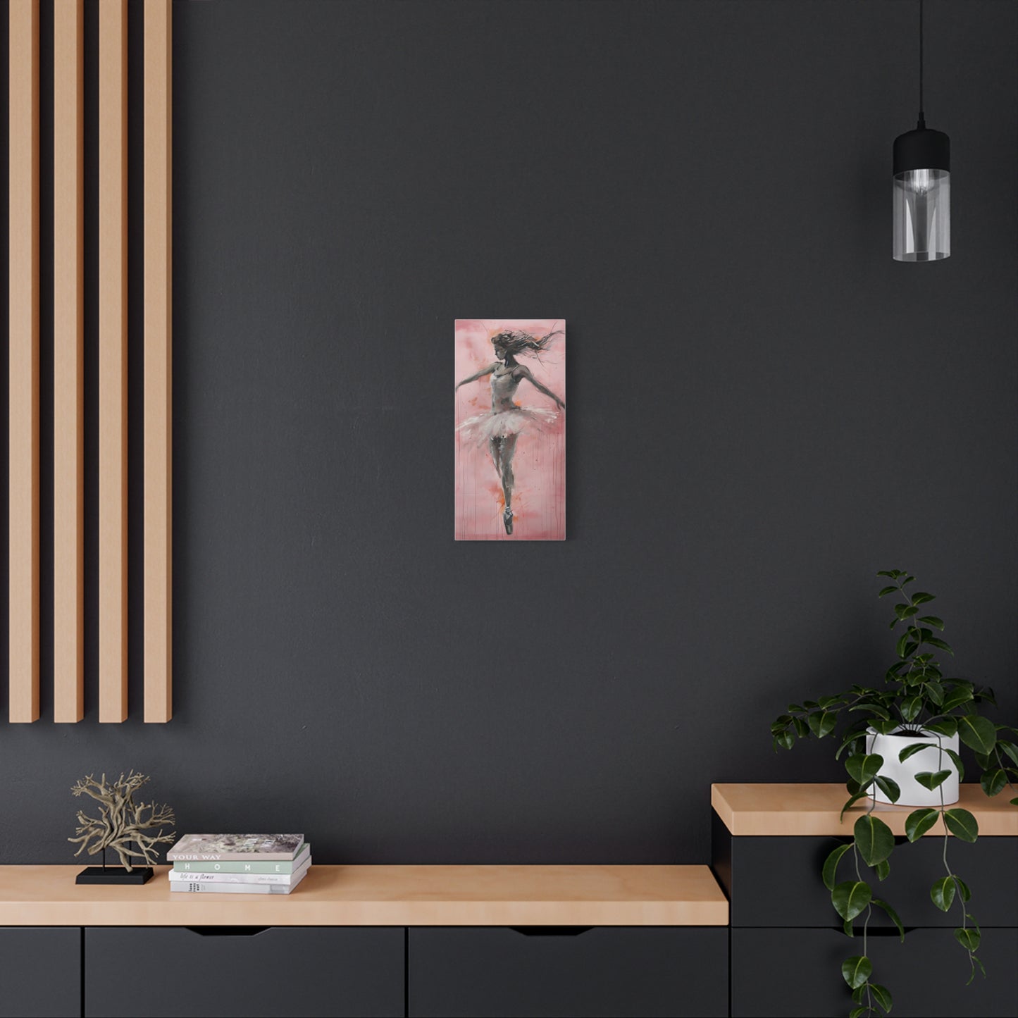Ballet Dancer Canvas Art, Wall Decor for Dance Studio, Home Decoration, Gift for Dancers, Modern Art Print, Ballerina Artwork