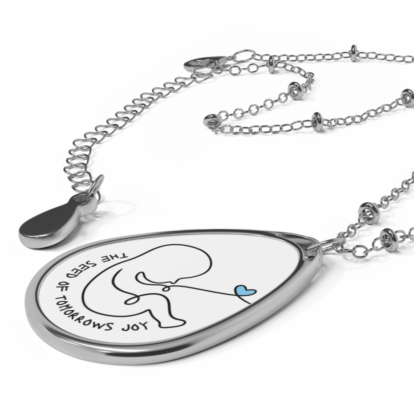 The Seed of Tomorrow's Joy Necklace, Inspirational Jewelry, Gift for Expecting Mothers, Pregnancy Announcement, Baby Shower Gift, Unique