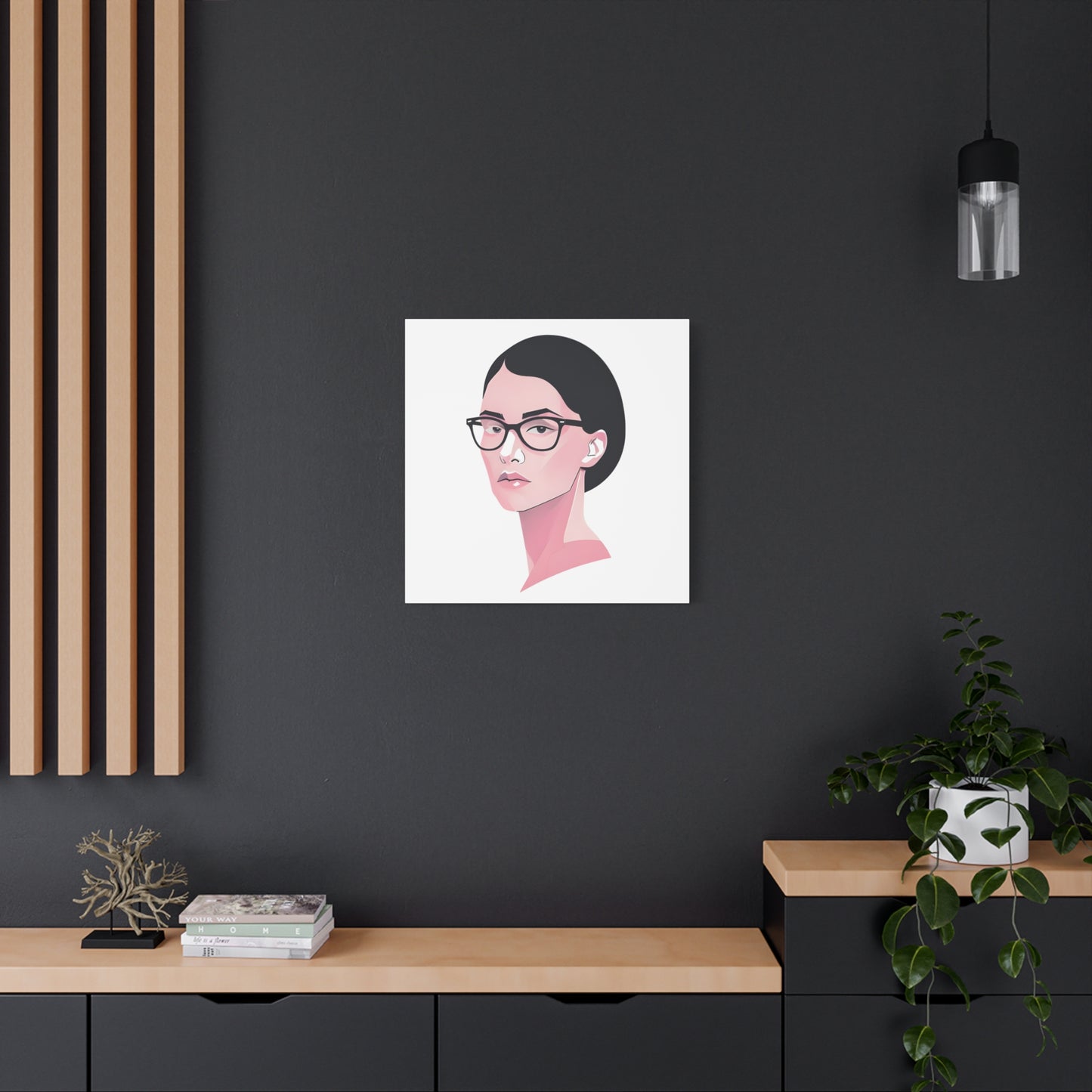 Stylish Portrait Art Print, Modern Home Decor, Gift for Art Lovers, Wall Art, Minimalist Design, Inspirational Decor, Unique Gift Idea