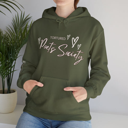 Tortured Poets Society Hoodie, Cozy Sweatshirt for Writers, Unisex Gift for Creative Souls, Literary Sweatshirt, Warm Layer for Book Lovers