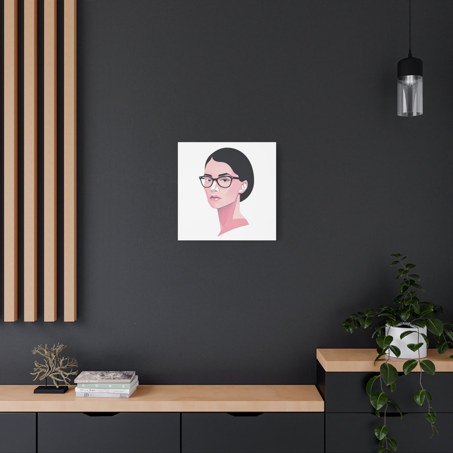 Stylish Portrait Art Print, Modern Home Decor, Gift for Art Lovers, Wall Art, Minimalist Design, Inspirational Decor, Unique Gift Idea