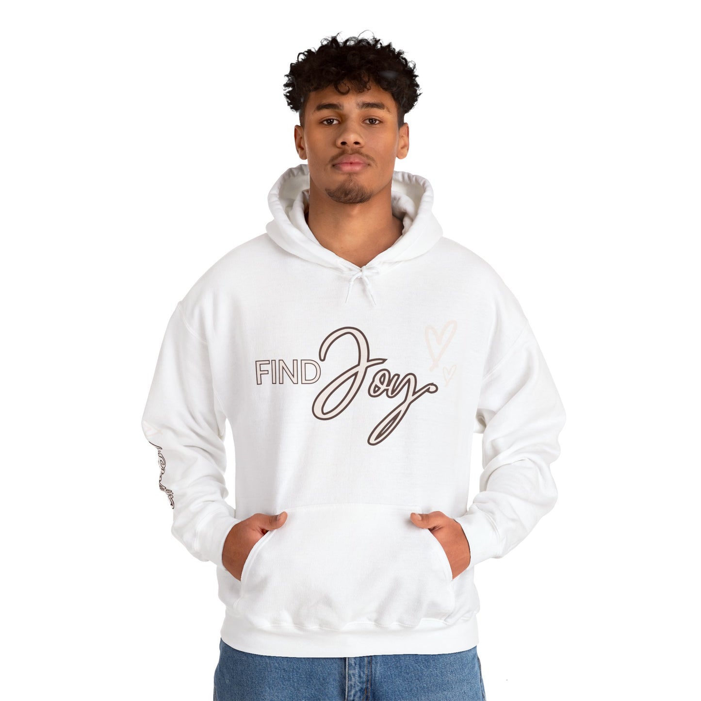 Find Joy in Every Moment Unisex Heavy Blend Hooded Sweatshirt - Cozy & Inspirational