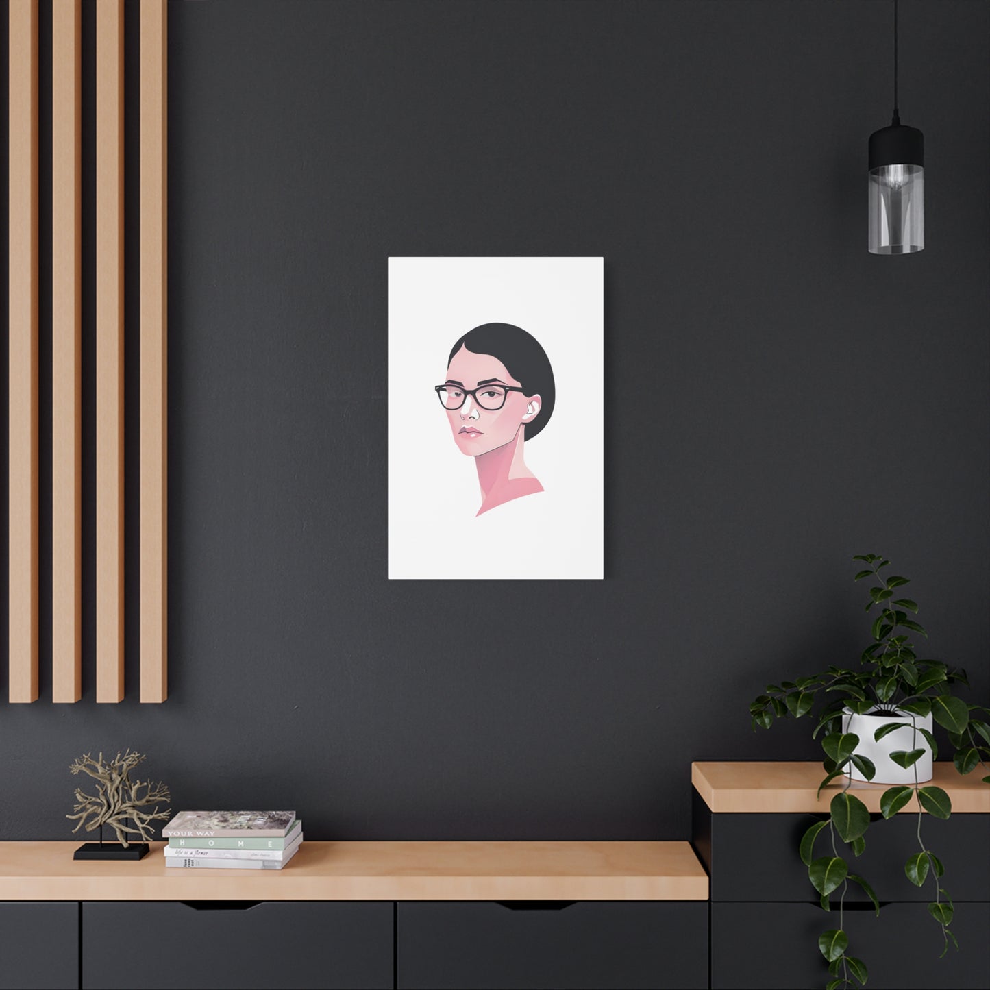 Stylish Portrait Art Print, Modern Home Decor, Gift for Art Lovers, Wall Art, Minimalist Design, Inspirational Decor, Unique Gift Idea