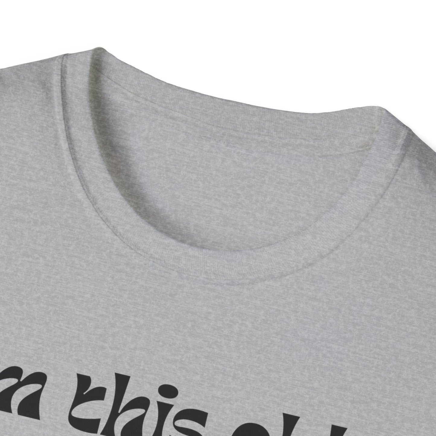 Retro Inspired Unisex T-Shirt - "I'm This Old" Nostalgic Tee for Music Lovers, Vintage Style Gift, Casual Wear, Birthday Present, Humor