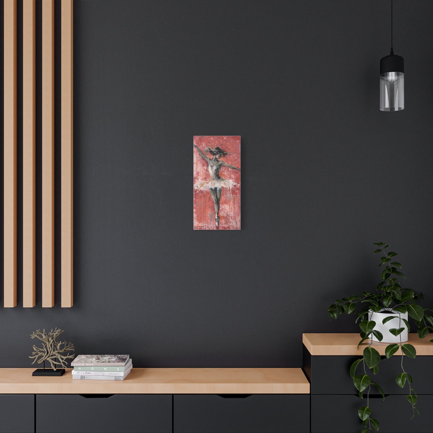 Ballet Dancer Canvas Wall Art, Elegant Home Decor, Ballerina Artwork for Dance Lovers, Perfect Gift for Dancers, Contemporary Art