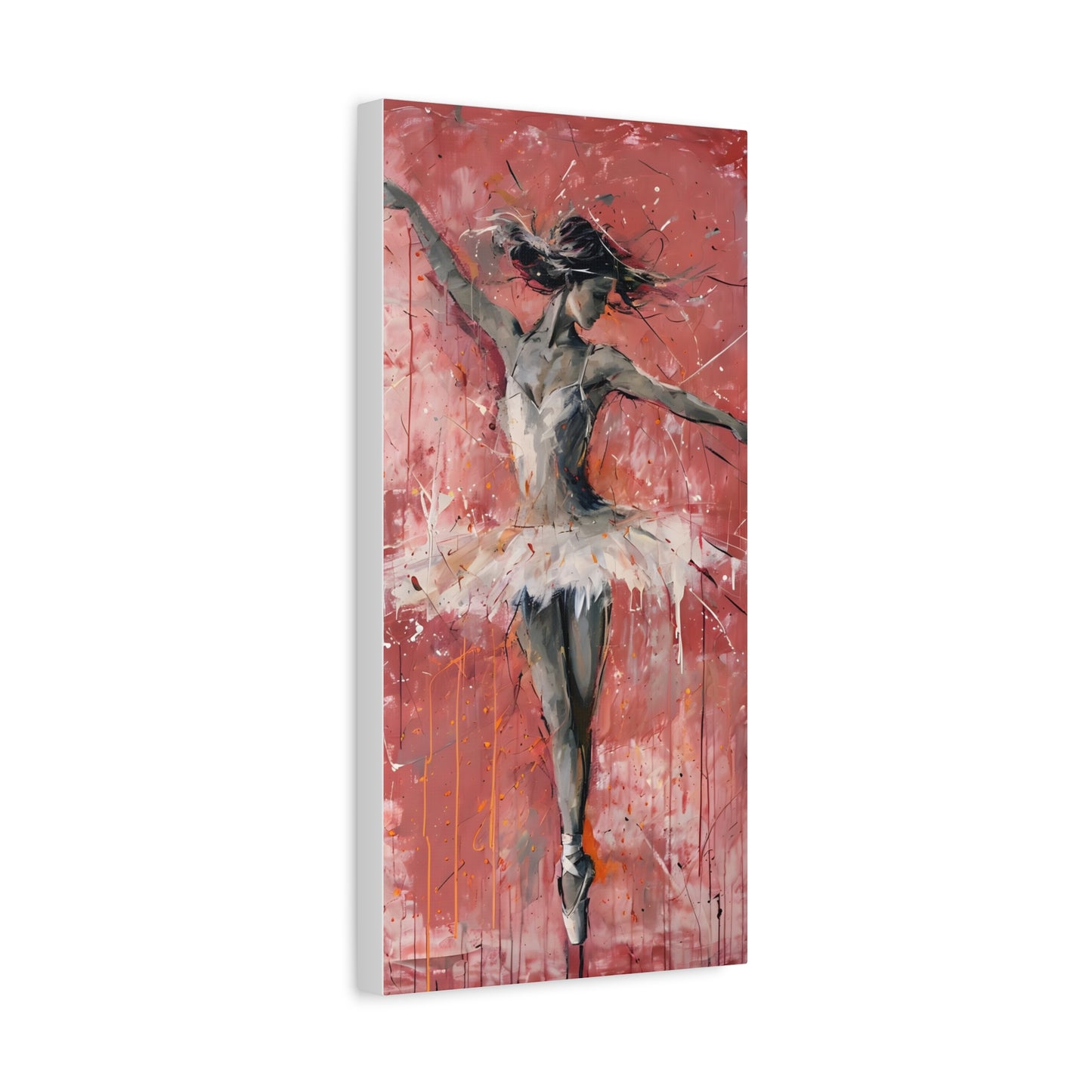 Ballet Dancer Canvas Wall Art, Elegant Home Decor, Ballerina Artwork for Dance Lovers, Perfect Gift for Dancers, Contemporary Art