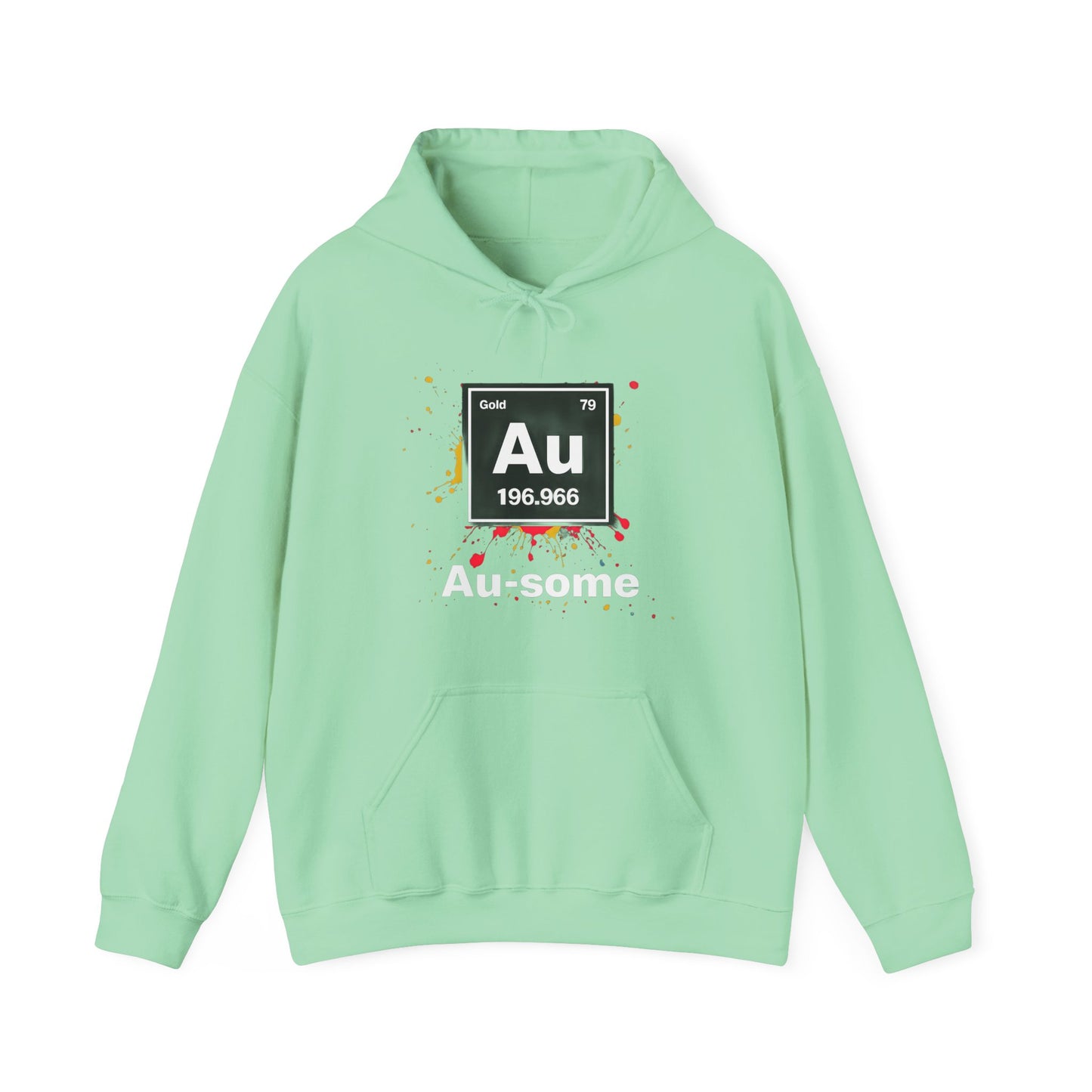 Periodic Table Gold Hoodie, Au-some Sweatshirt for Science Lovers, Chemistry Gift, Unisex Pullover, Fun Physics Wear