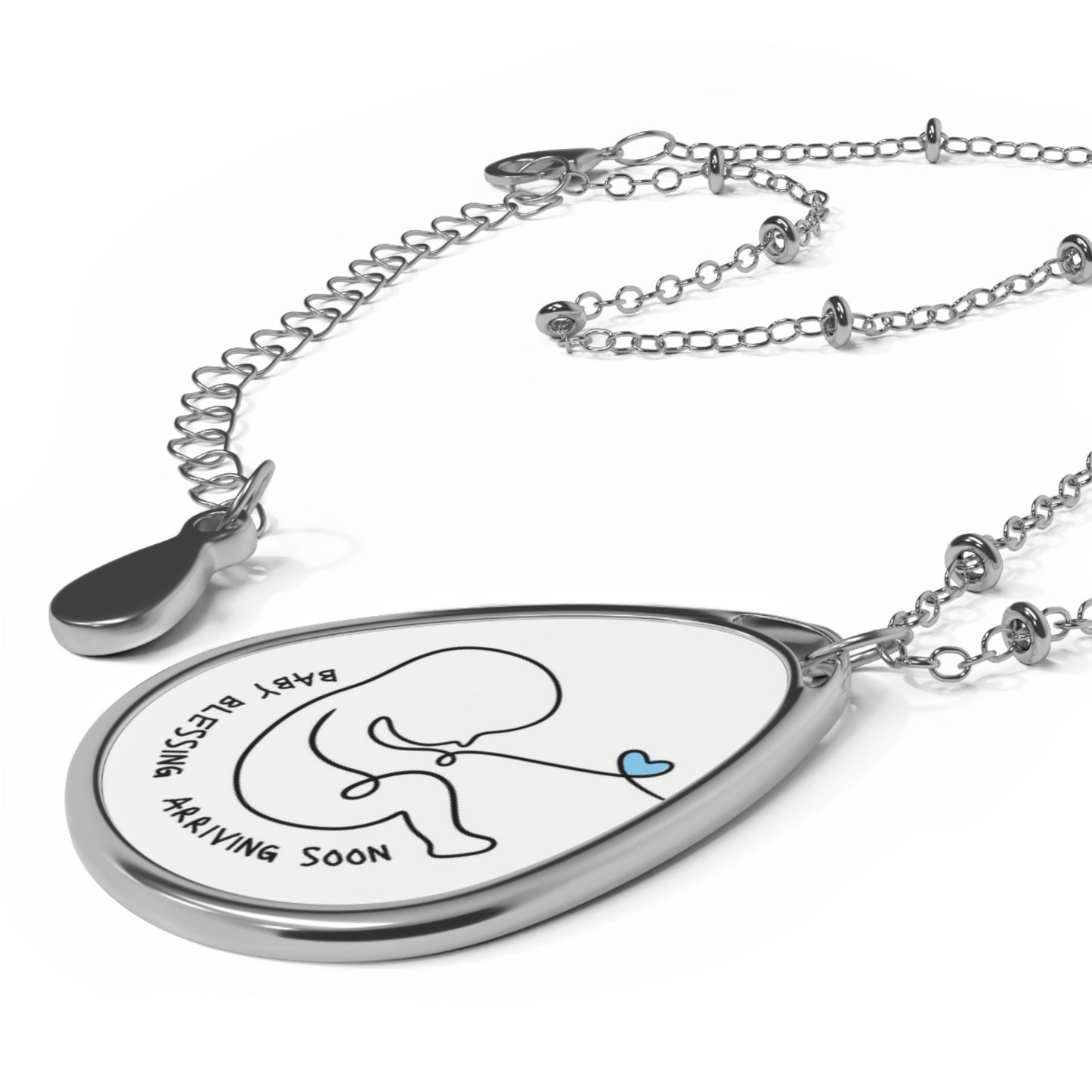 Baby Blessings Arrival Necklace, Pregnancy Gift, Expecting Mother Jewelry, New Mom Keepsake, Baby Shower Gift, Maternity Accessory