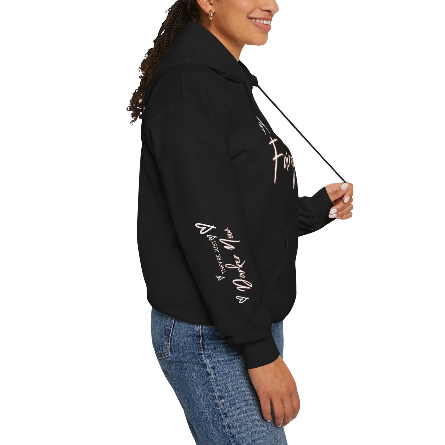 I Still Read Fairytales Hooded Sweatshirt, Cozy Gift for Book Lovers, Fantasy Apparel, Winter Reading Essential,