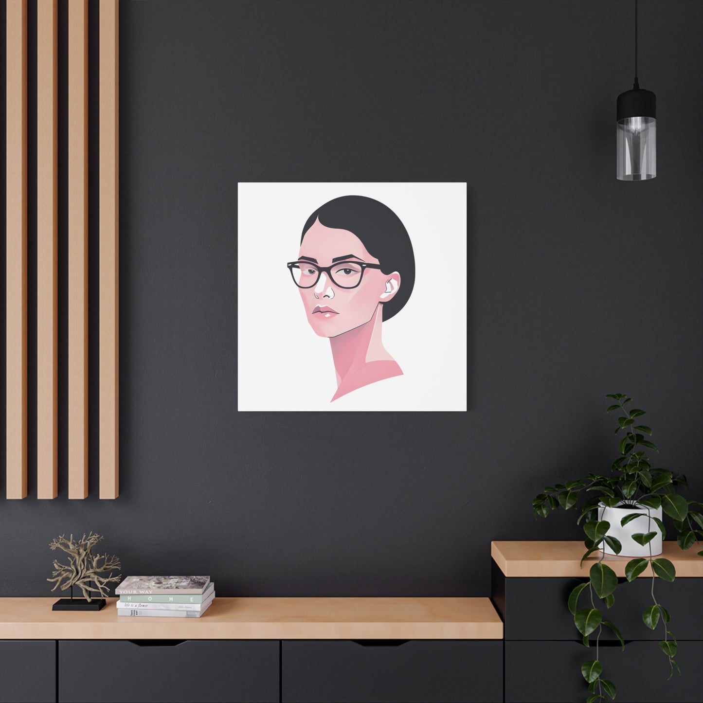 Stylish Portrait Art Print, Modern Home Decor, Gift for Art Lovers, Wall Art, Minimalist Design, Inspirational Decor, Unique Gift Idea