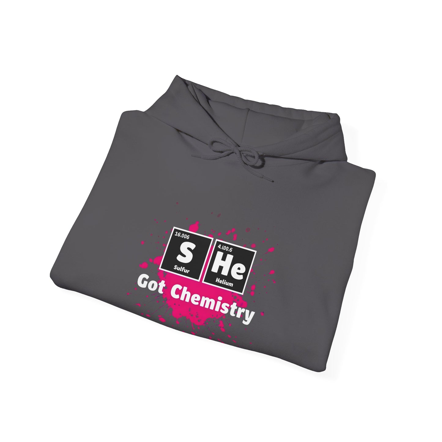Science Apparel Hoodie - "She Got Chemistry" Unisex Heavy Blend™ Sweatshirt, Gift for Chemists, Teacher, Science Lover, Birthday,