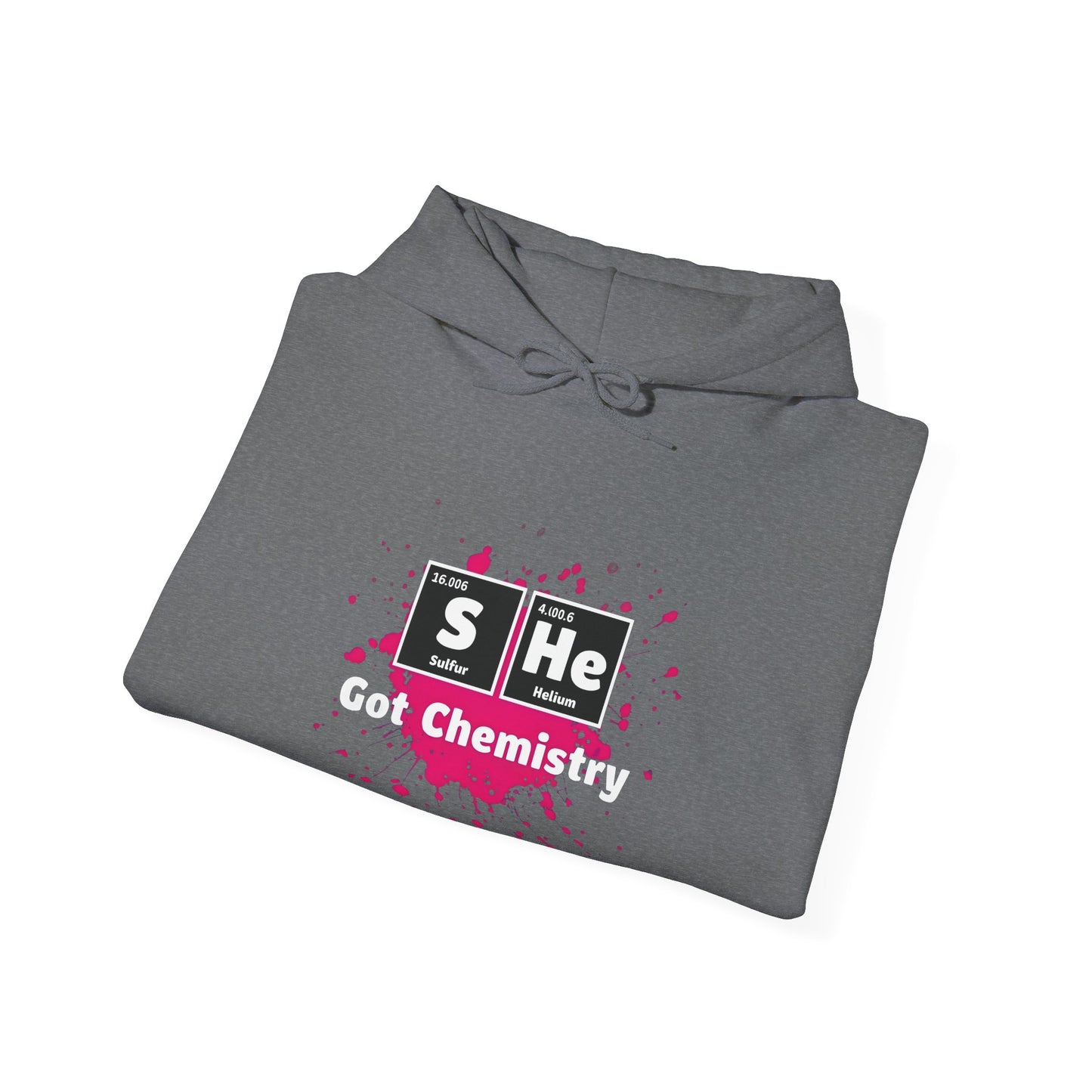 Science Apparel Hoodie - "She Got Chemistry" Unisex Heavy Blend™ Sweatshirt, Gift for Chemists, Teacher, Science Lover, Birthday,