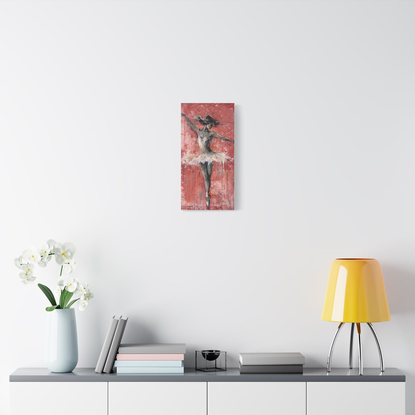Ballet Dancer Canvas Wall Art, Elegant Home Decor, Ballerina Artwork for Dance Lovers, Perfect Gift for Dancers, Contemporary Art
