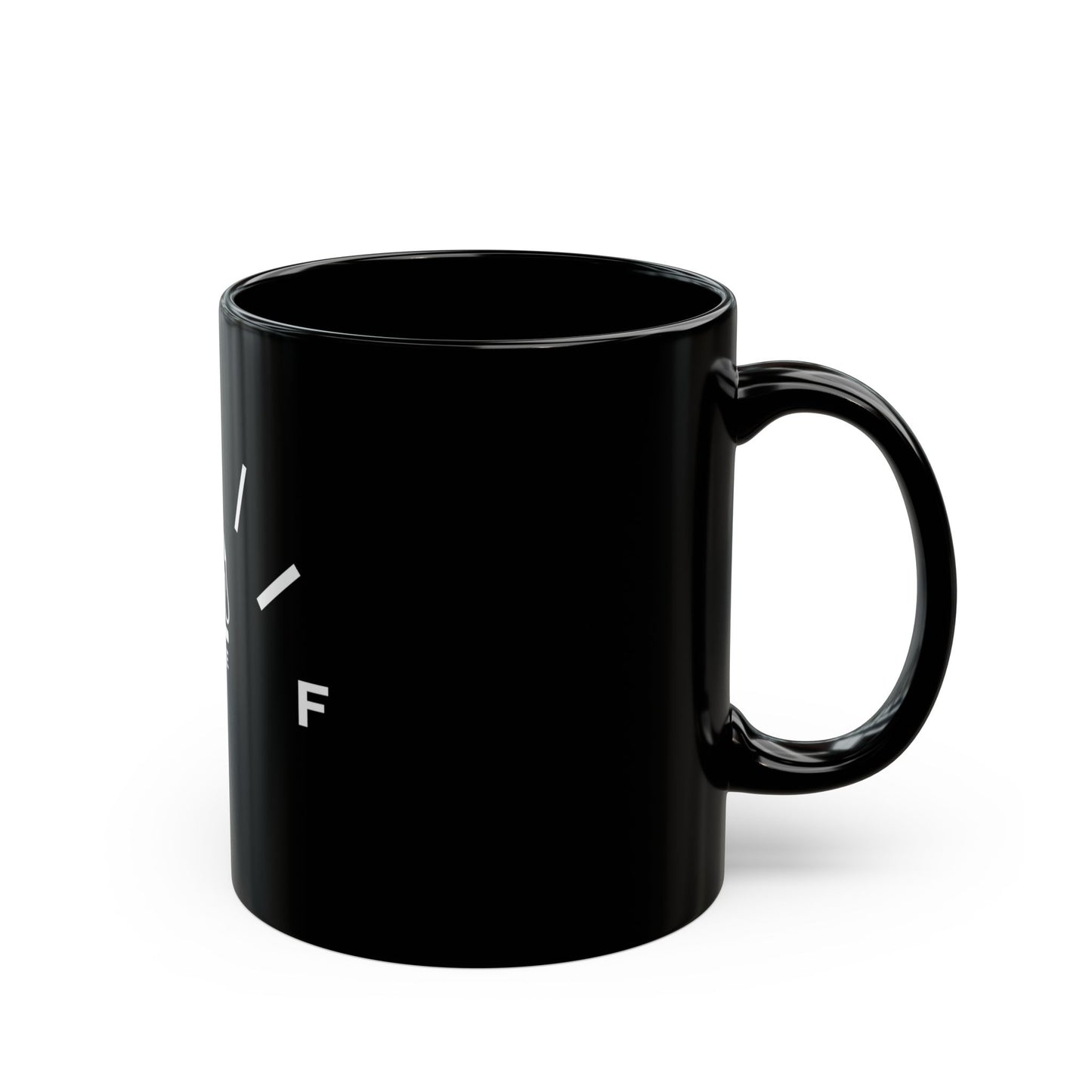 Fuel Your Coffee Black Mug - Funny Coffee Lover Gift, Perfect for Busy Mornings, Ideal for Birthdays, Relaxation, Office