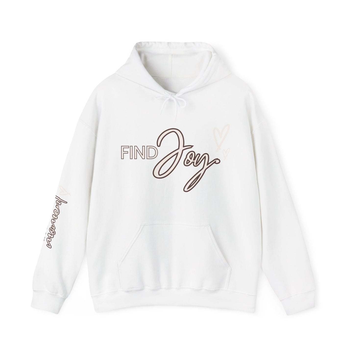 Find Joy in Every Moment Unisex Heavy Blend Hooded Sweatshirt - Cozy & Inspirational