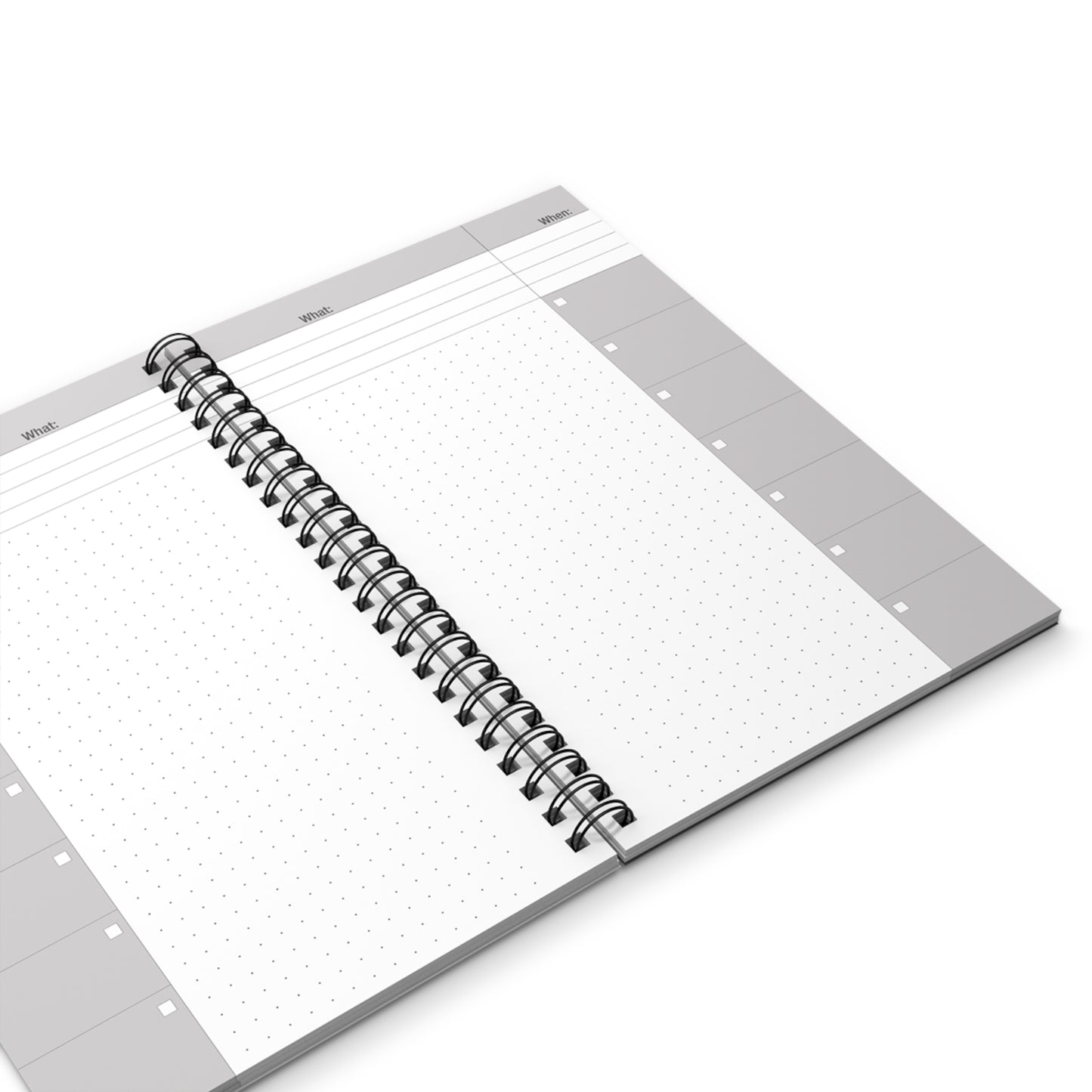 Barking Up the Write Tree Colourful Cartoon Dog Notepad Fun Spiral-Bound Notepad with Lined, Dot, or Journal Paper Options