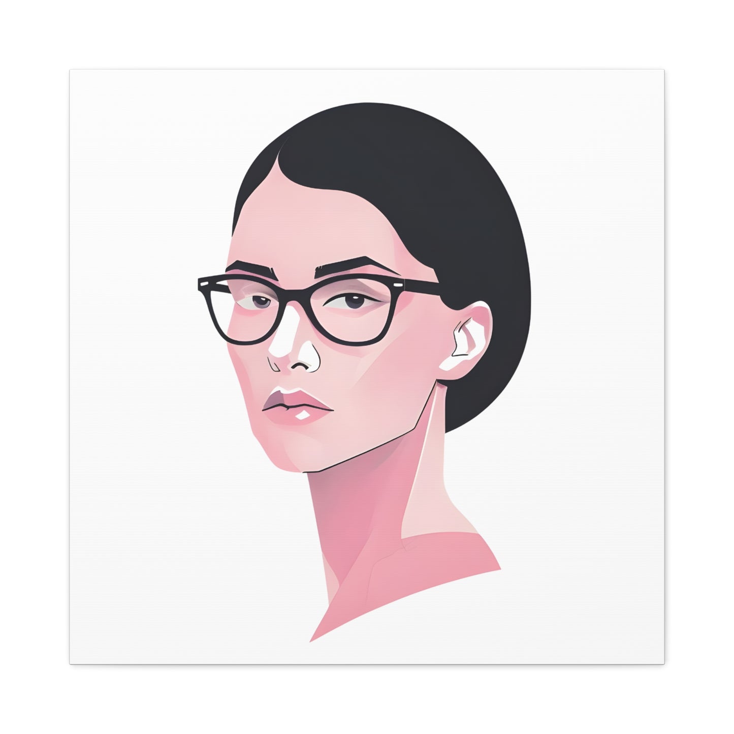 Stylish Portrait Art Print, Modern Home Decor, Gift for Art Lovers, Wall Art, Minimalist Design, Inspirational Decor, Unique Gift Idea