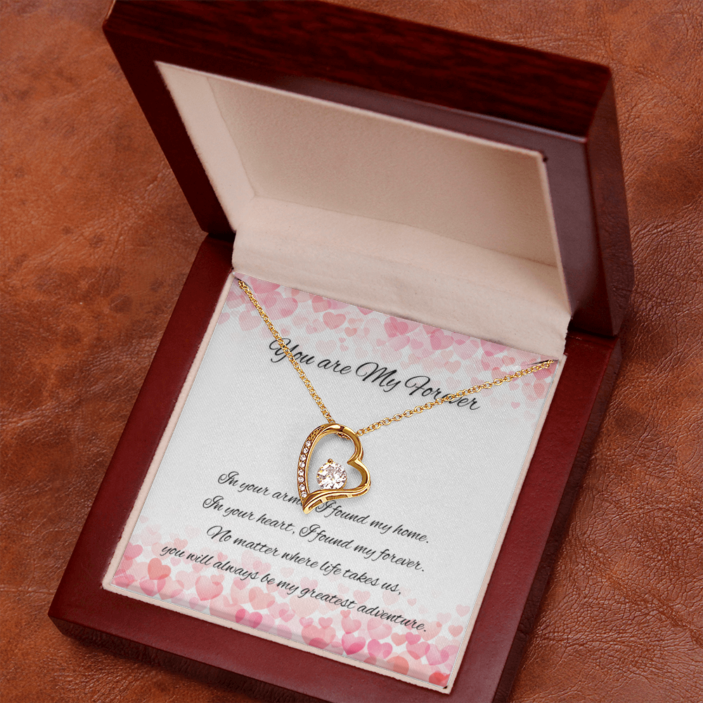 You Are My Forever Heart Necklace – For A Love That Lasts Eternity