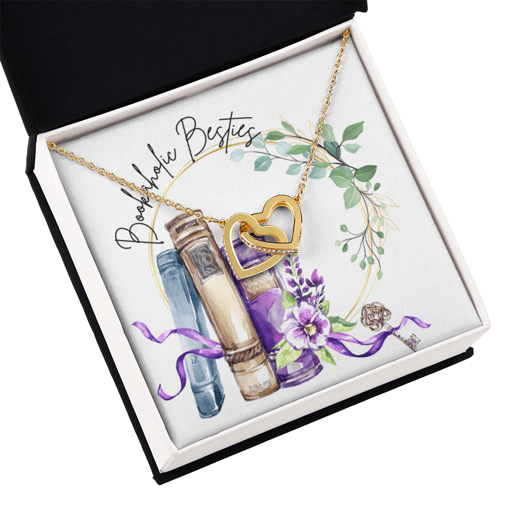 Bookaholic Besties Necklace – A Bond as Endless as Your Stories
