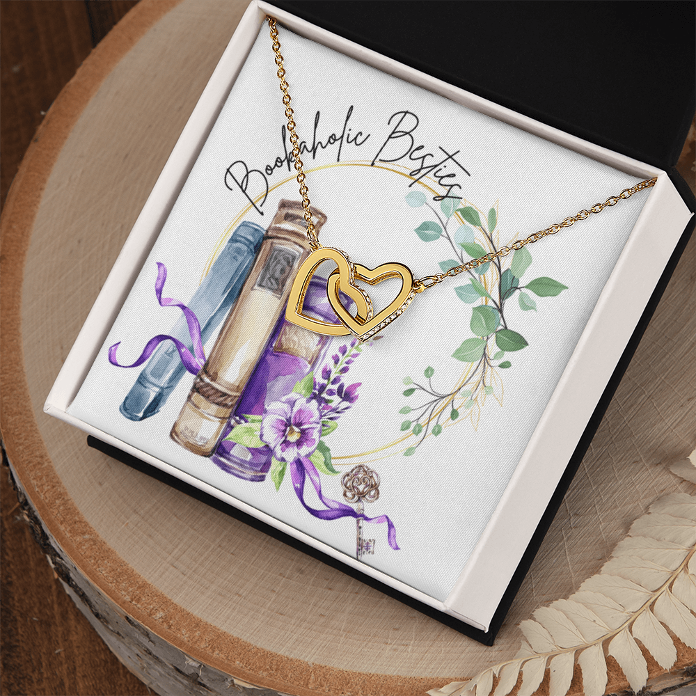 Bookaholic Besties Necklace – A Bond as Endless as Your Stories