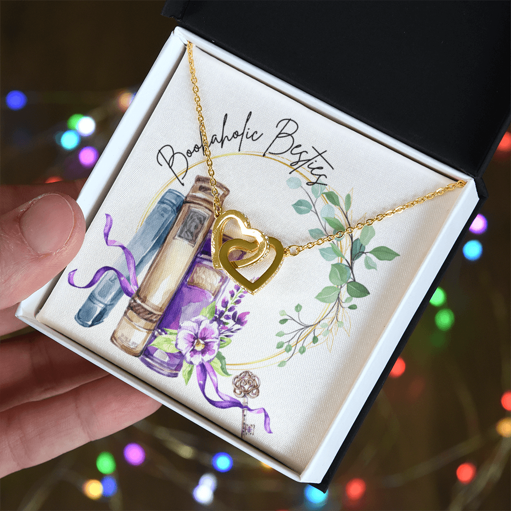 Bookaholic Besties Necklace – A Bond as Endless as Your Stories