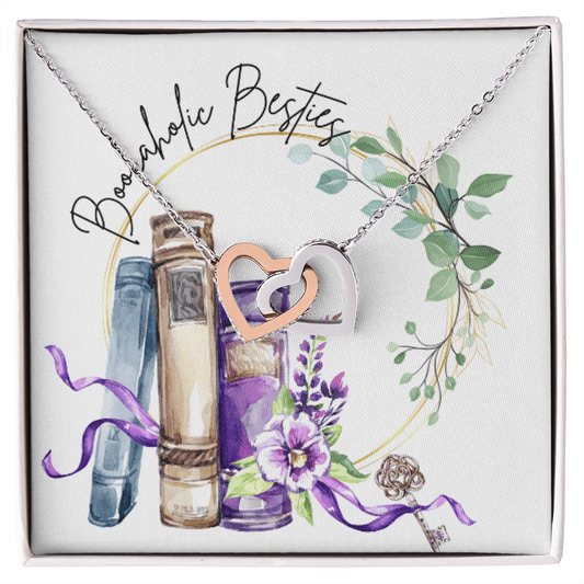 Bookaholic Besties Necklace – A Bond as Endless as Your Stories