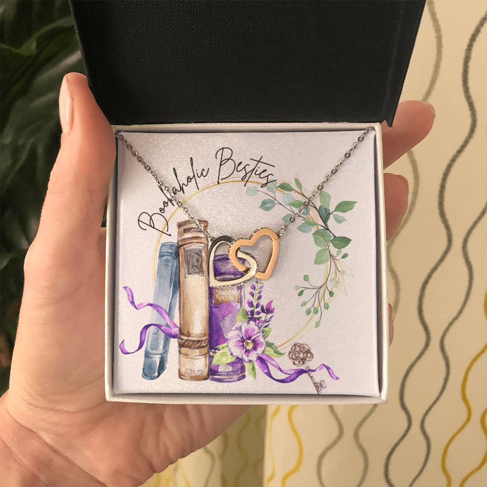 Bookaholic Besties Necklace – A Bond as Endless as Your Stories