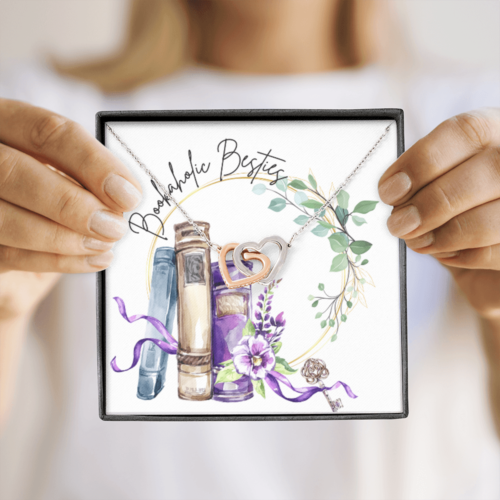 Bookaholic Besties Necklace – A Bond as Endless as Your Stories