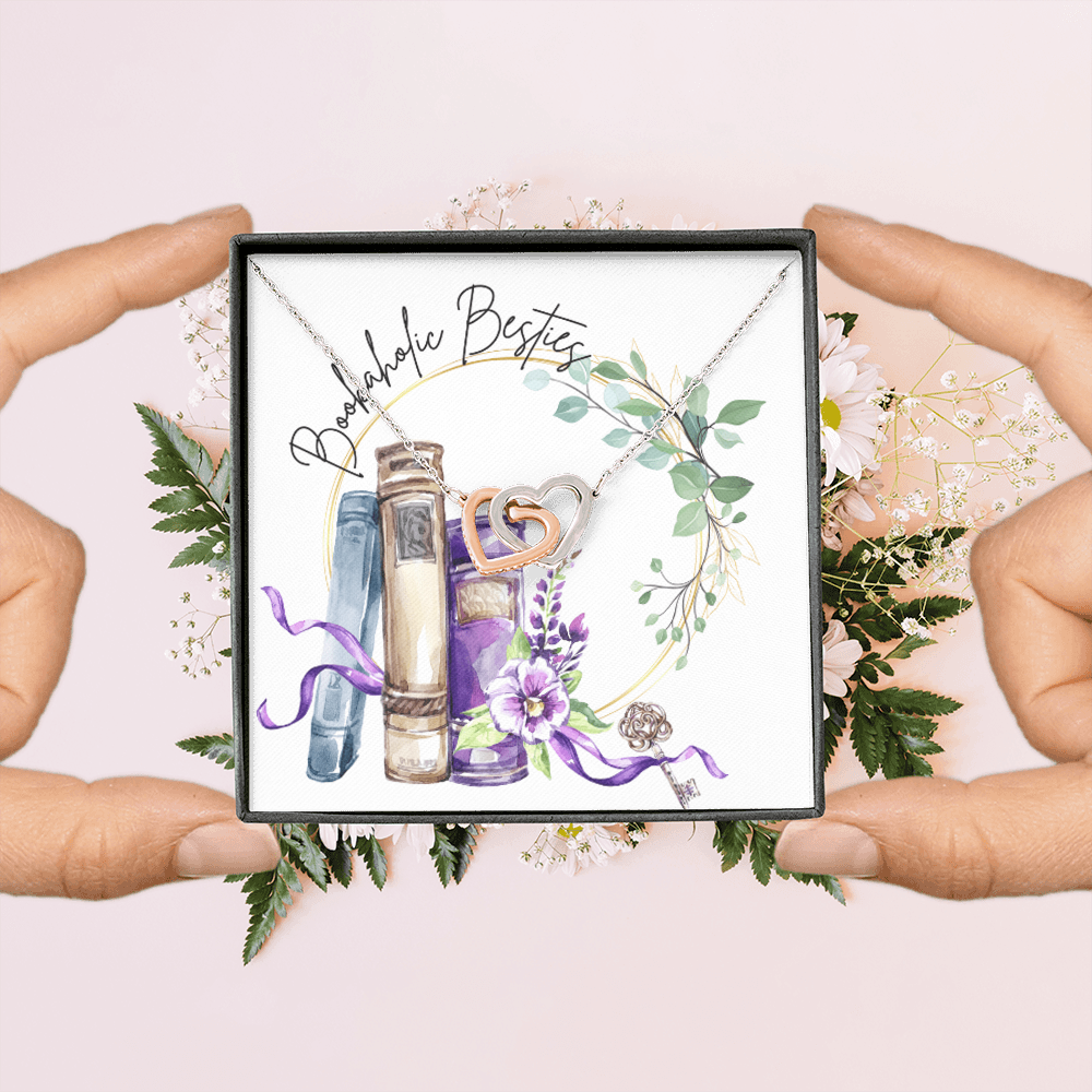 Bookaholic Besties Necklace – A Bond as Endless as Your Stories