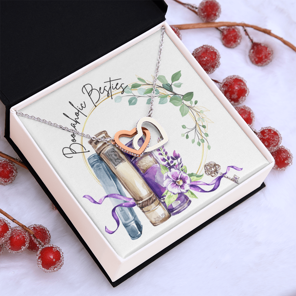 Bookaholic Besties Necklace – A Bond as Endless as Your Stories