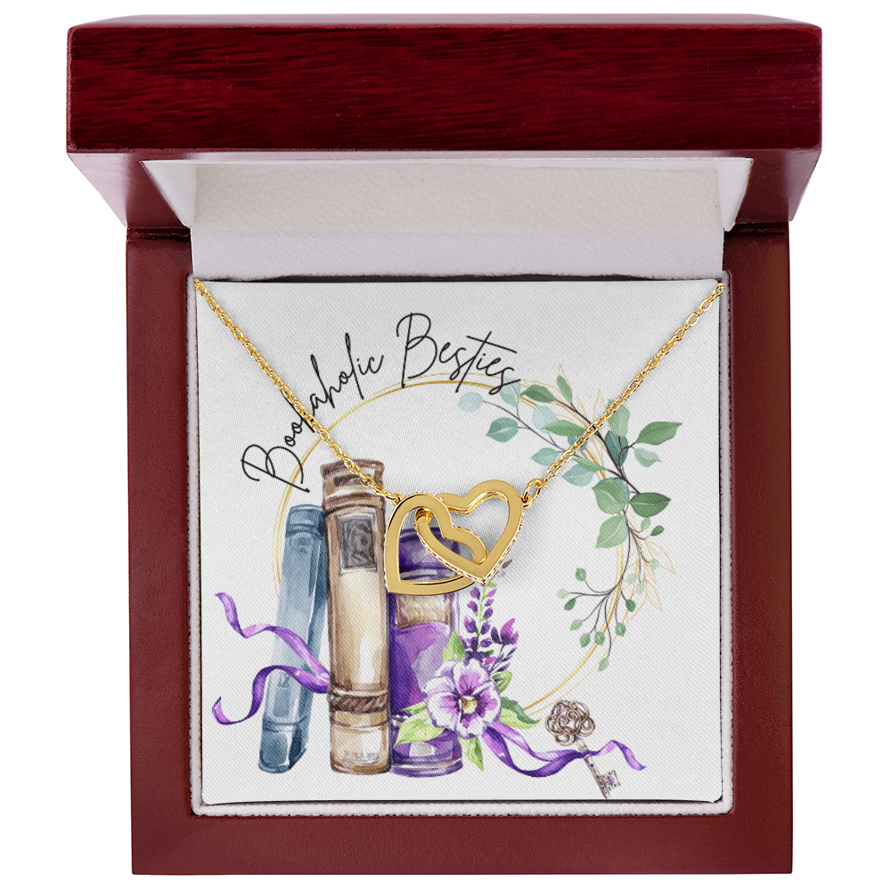 Bookaholic Besties Necklace – A Bond as Endless as Your Stories