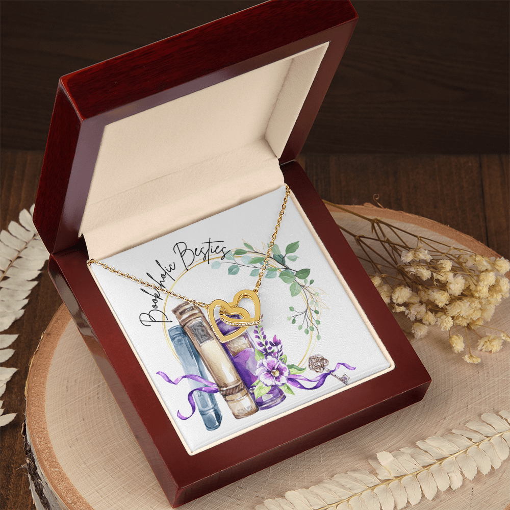 Bookaholic Besties Necklace – A Bond as Endless as Your Stories