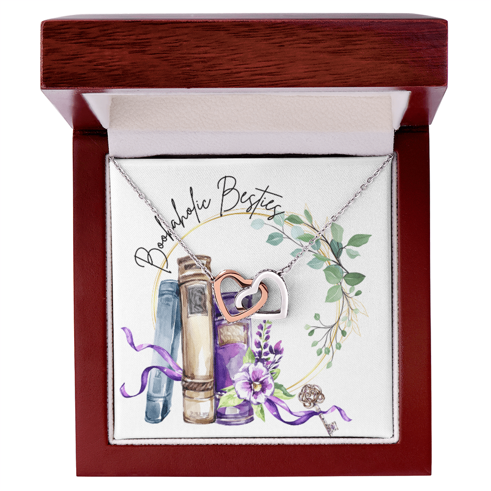 Bookaholic Besties Necklace – A Bond as Endless as Your Stories