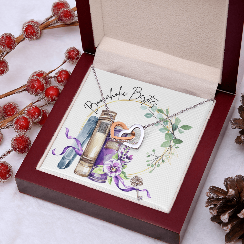 Bookaholic Besties Necklace – A Bond as Endless as Your Stories