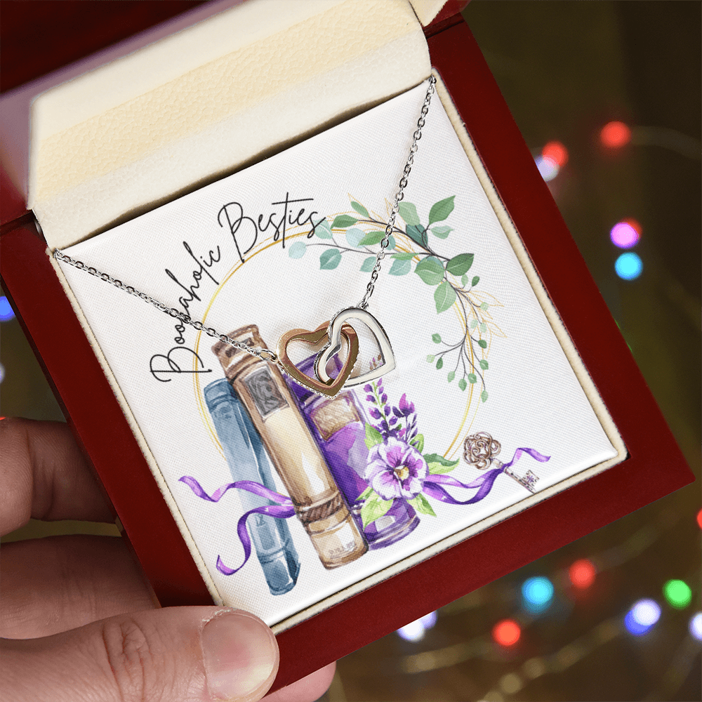Bookaholic Besties Necklace – A Bond as Endless as Your Stories