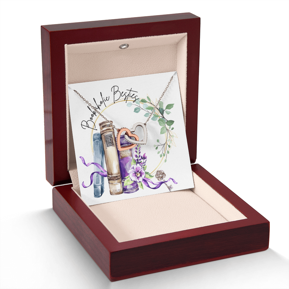 Bookaholic Besties Necklace – A Bond as Endless as Your Stories