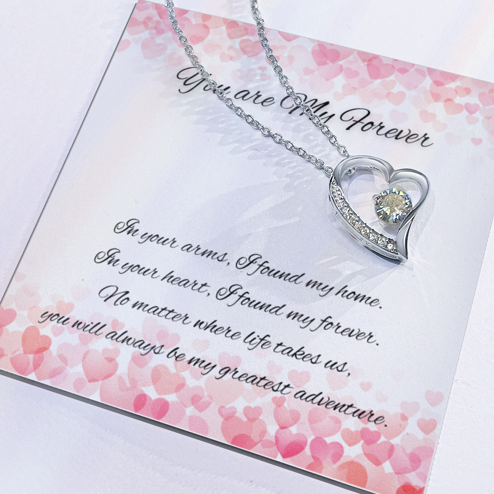You Are My Forever Heart Necklace – For A Love That Lasts Eternity