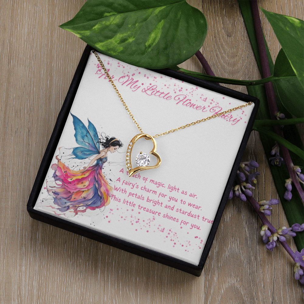Flower Fairy Jewelry Gift – Enchanted Fairy Charm for Girls