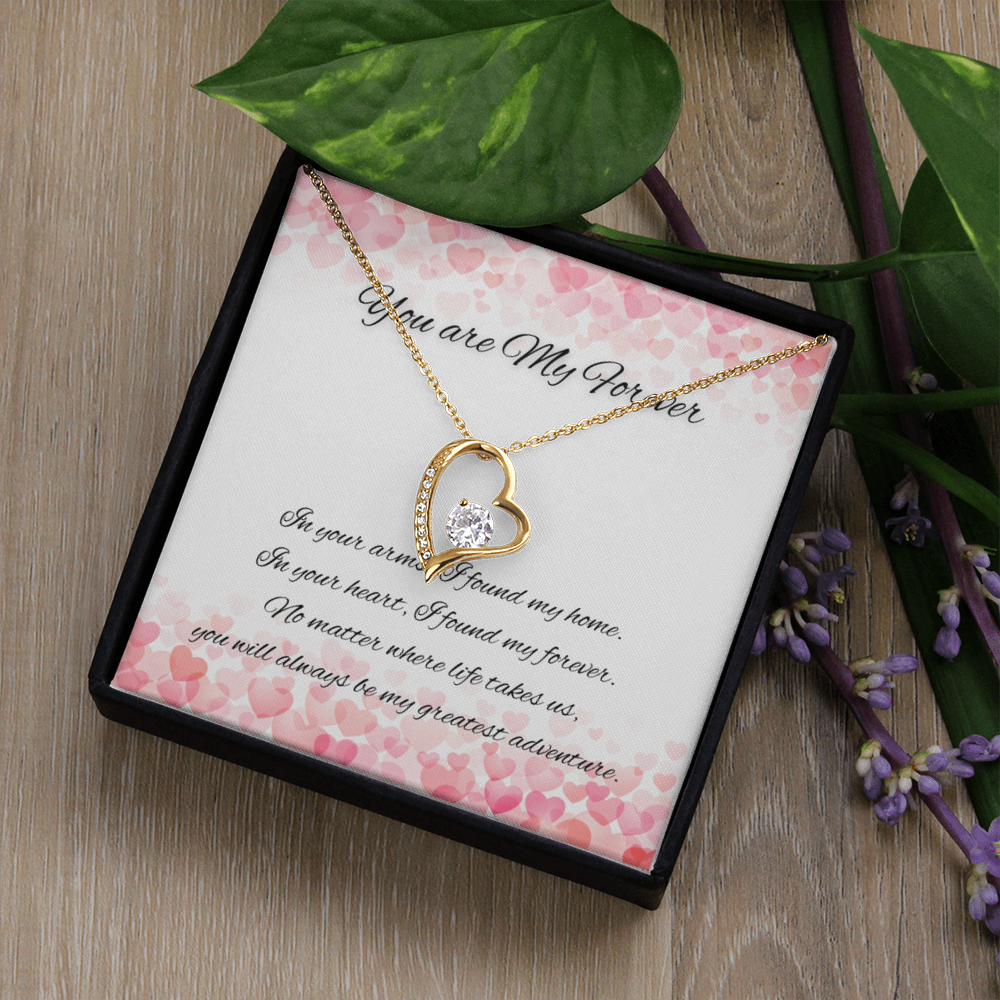 You Are My Forever Heart Necklace – For A Love That Lasts Eternity