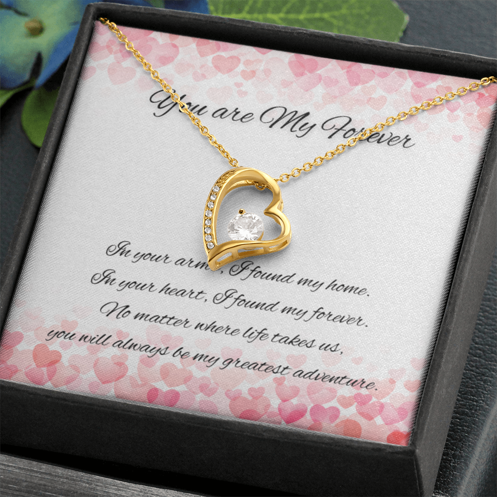 You Are My Forever Heart Necklace – For A Love That Lasts Eternity