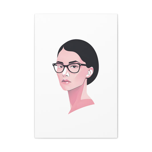 Stylish Portrait Art Print, Modern Home Decor, Gift for Art Lovers, Wall Art, Minimalist Design, Inspirational Decor, Unique Gift Idea