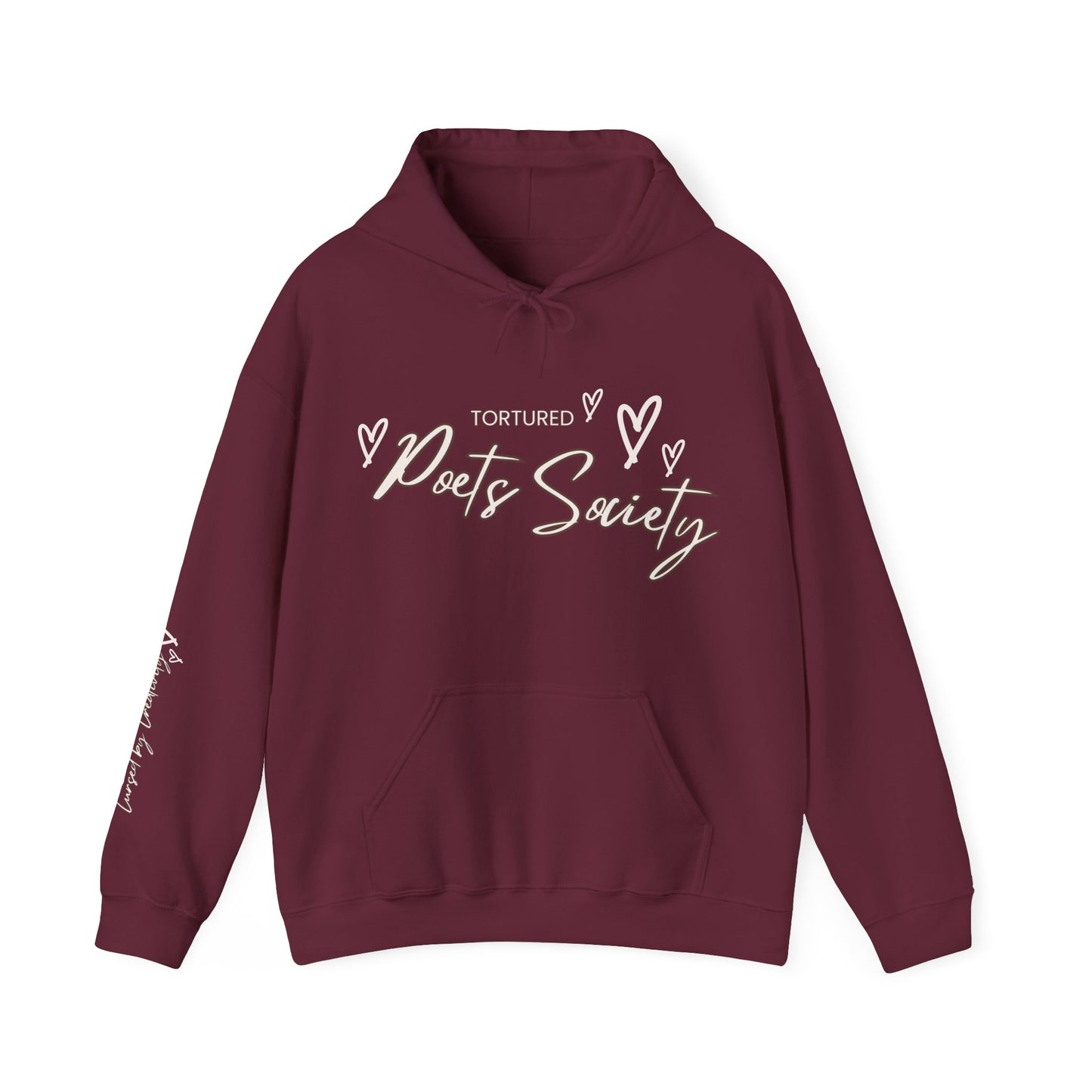 Tortured Poets Society Hoodie, Cozy Sweatshirt for Writers, Unisex Gift for Creative Souls, Literary Sweatshirt, Warm Layer for Book Lovers