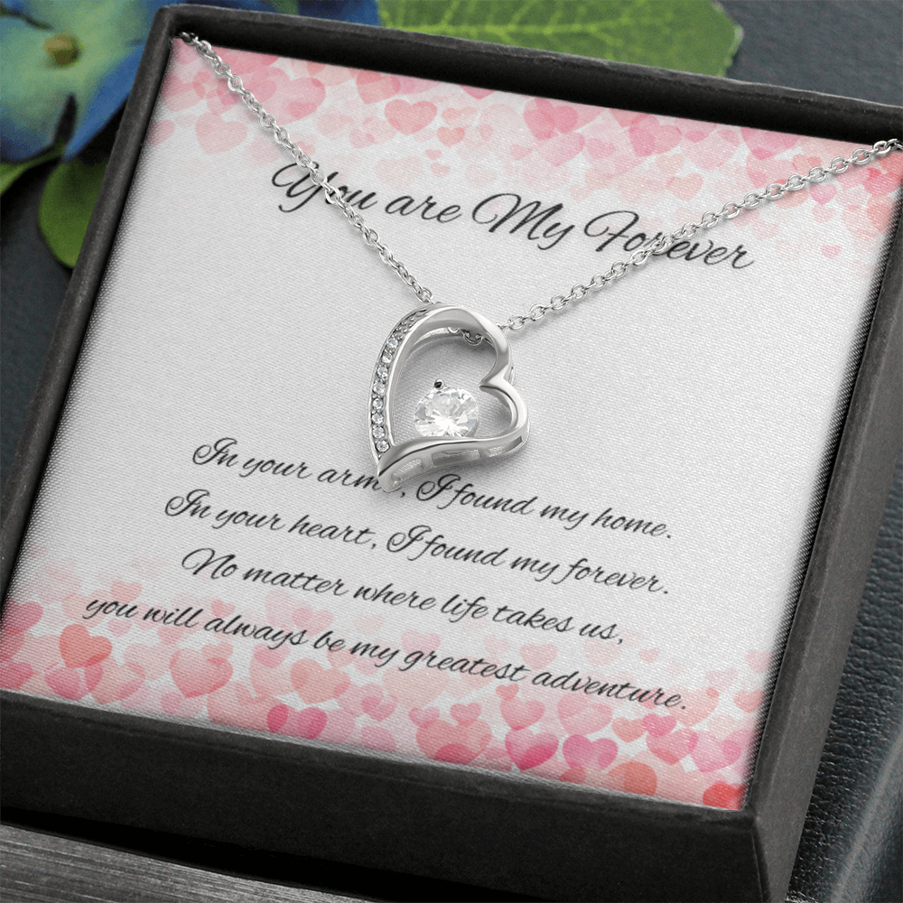 You Are My Forever Heart Necklace – For A Love That Lasts Eternity